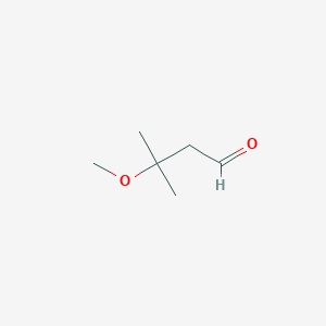 Butanal, 3-methoxy-3-methyl- 