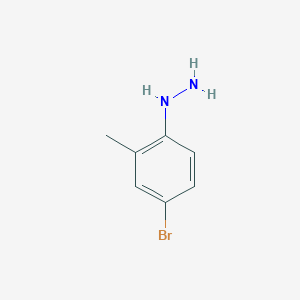 1-(4-bromo-2-methylphenyl)hydrazine hydrochloride