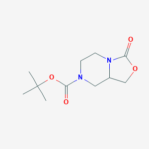 tert-butyl 3-oxotetrahydro-1H-oxazolo[3,4-a]pyrazine-7(3H)-carboxylate