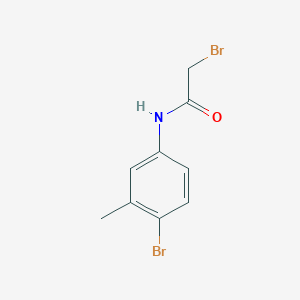 2-bromo-N-(4-bromo-3-methylphenyl)acetamide 