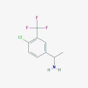 1-[4-chloro-3-(trifluoromethyl)phenyl]ethylamine 