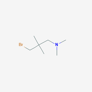 (3-bromo-2,2-dimethylpropyl)dimethylamine